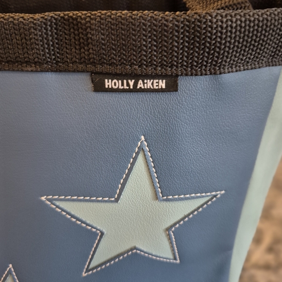 Holly Aiken Custom Made Blue Star Tote Bag Made Locally In Raleigh, NC NWT - Picture 4 of 10